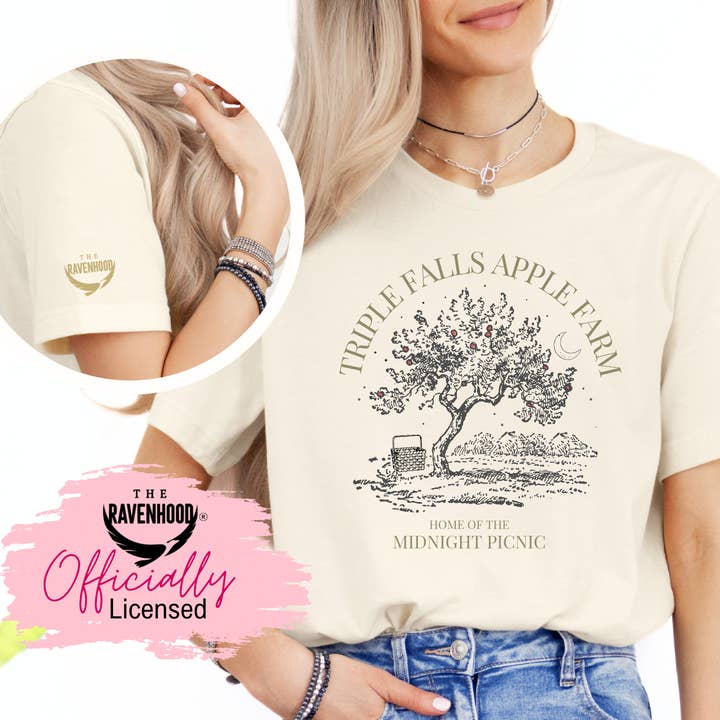 Officially Licensed Ravenhood Series Shirt- Kate Stewart - Triple Falls Apple Farm for wholesale by Little Smut Closet