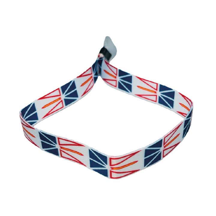 Bracelet Tissé – Drapeau de Terre-Neuve-et-Labrador – Canada – P2531 pour la vente par Worldwide Souvenirs