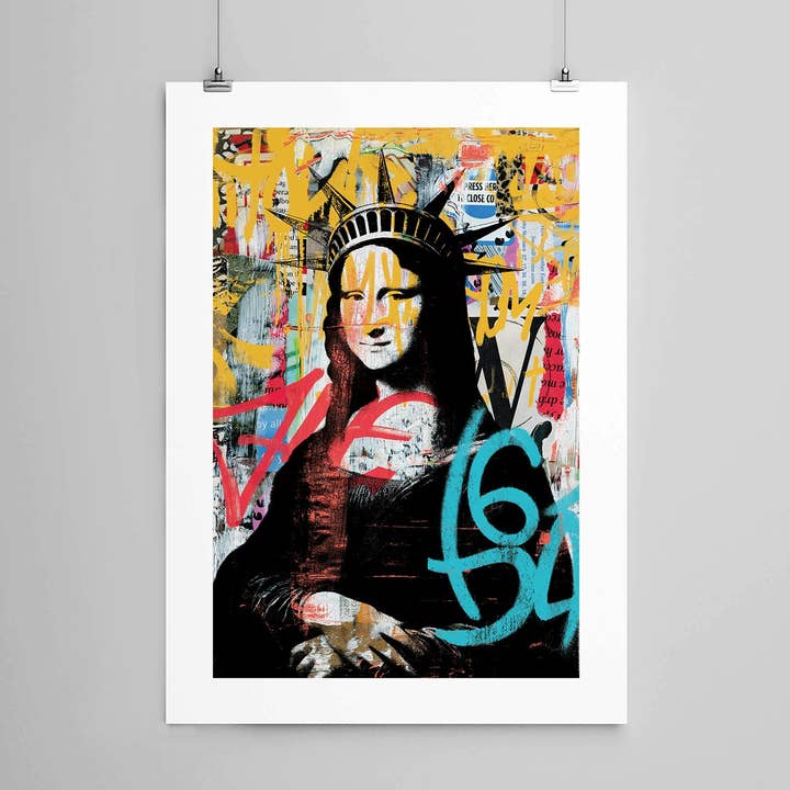 Pop Lisa © Print for engroshandel hos Independent Republic