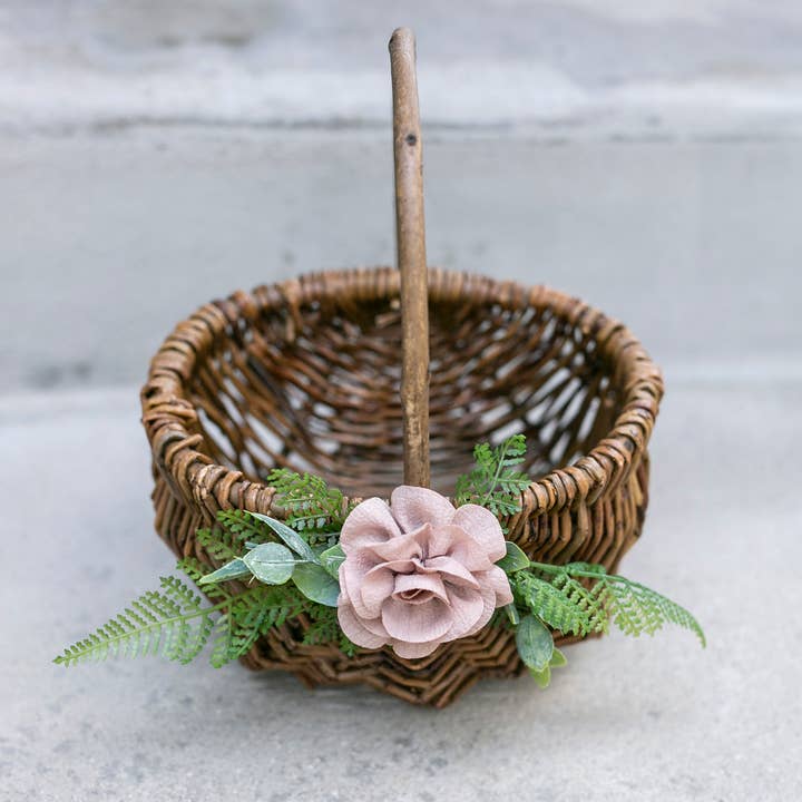 Indy Supply Co - Wholesale Basket - Willow Flower Girl Basket | Wedding Basket | Rustic Wedding