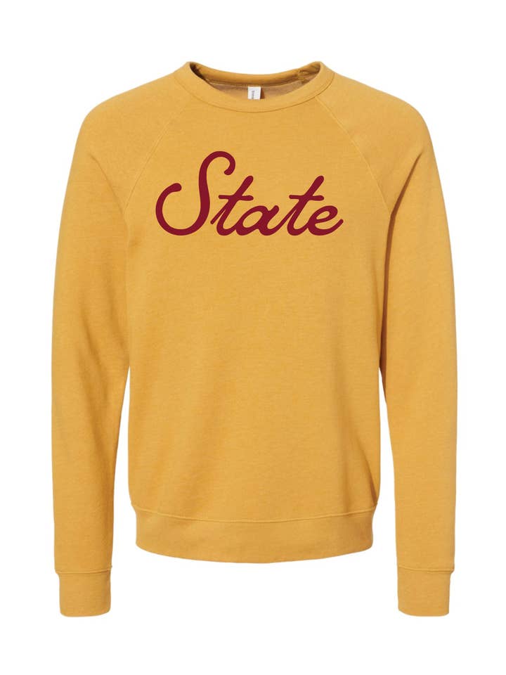 Gold Garnet State Luminaire Fleece Sweatshirt for wholesale on Faire0