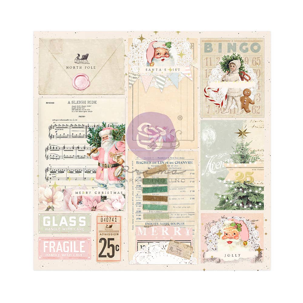 Prima Marketing Inc – Großhandel Weihnachtsschmuck – Weihnachtsmarkt Sweet Holiday 12"x12" 6553509811813