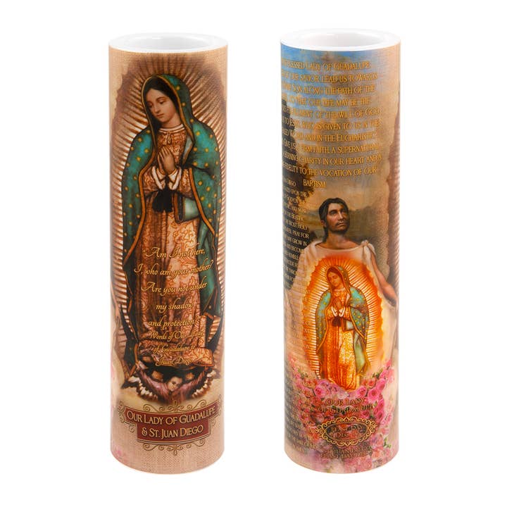 The Saints Collection - Wholesale Flameless Candle - The Saints Collection - Guadalupe Prayer Candle3