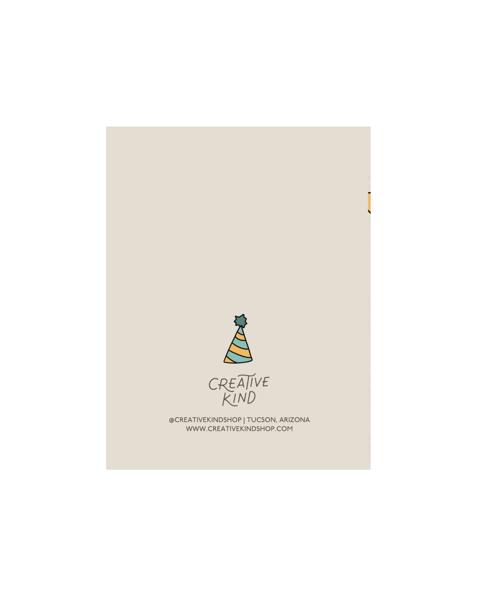 Creative Kind - Wholesale Birthday Card - Kids Birthday Card – Caution Rattlesnake Birthday Greeting Card1