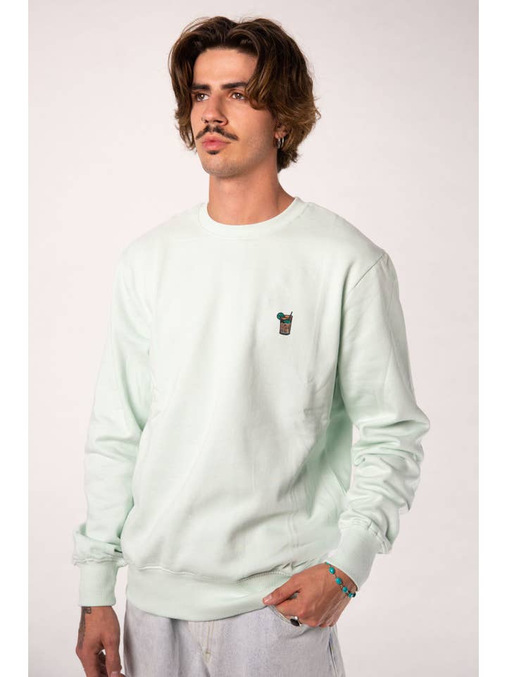 Fashion Drinks - Wholesale Sweatshirt - Men's - Cuba Libre | Embroidered organic cotton men sweater3