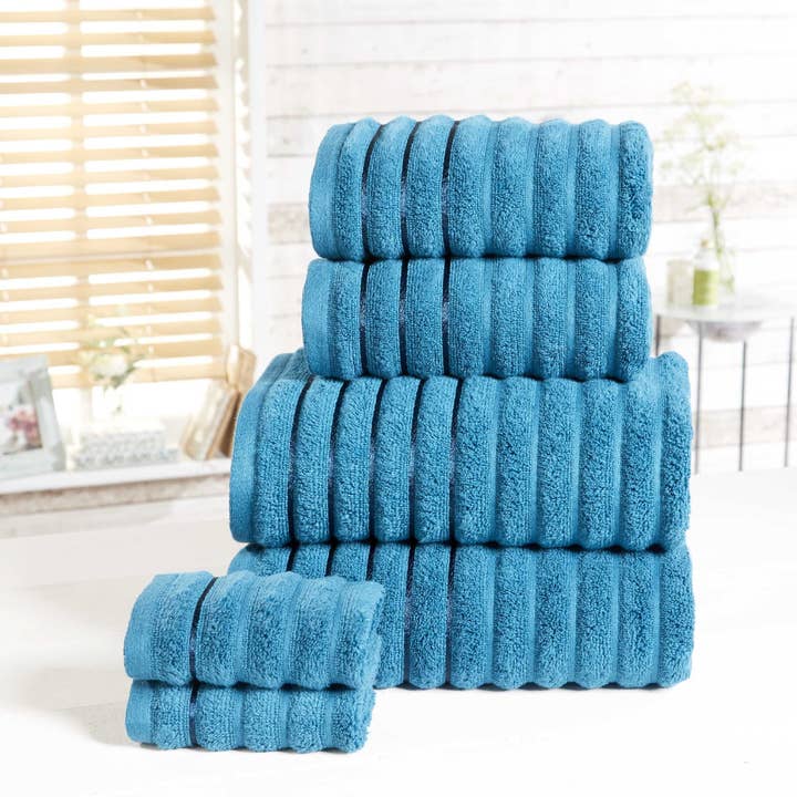 Rapport Home Furnishings Limited – Großhandel Handtuchset – geripptes Handtuch 6PC