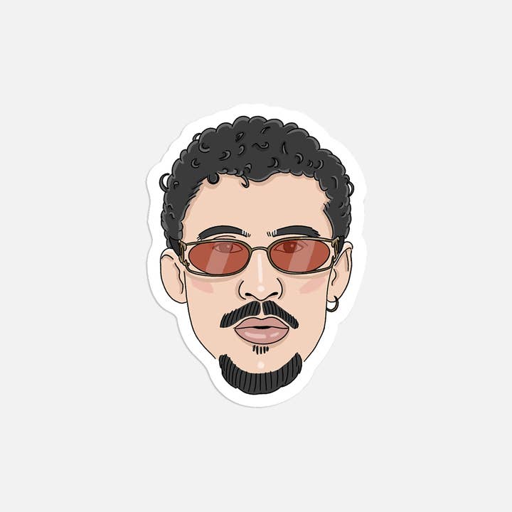 Pegatina de Bad Bunny para venta al por mayor de Kaart Blanche