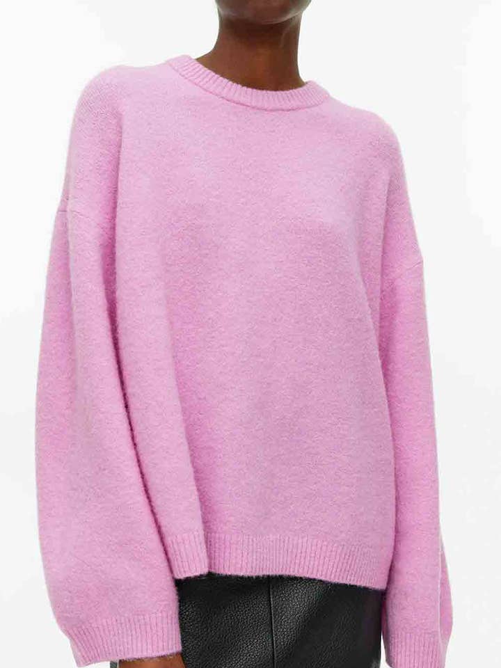 Sweetkama - Wholesale Knit Sweater - Women's - Ladies Round Neck Pullover Long Sleeves Sweater0