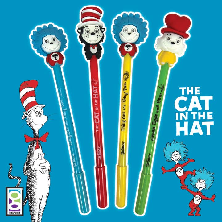 Geddes – Engroshandel Pen – Dr Seuss 3d Character Pen 12/skærm6