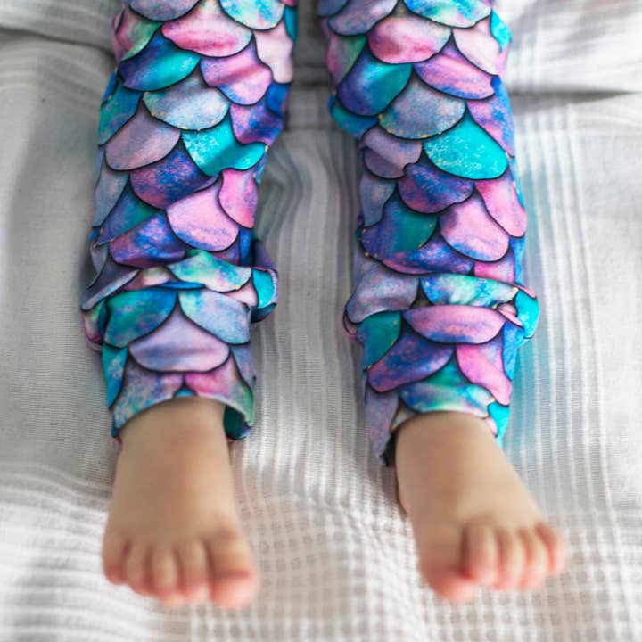 Fred & Noah - Venta al por mayor Leggings modernos - Niños - Leggins con diseño de sirena para niños y bebés de 0 a 9 años
