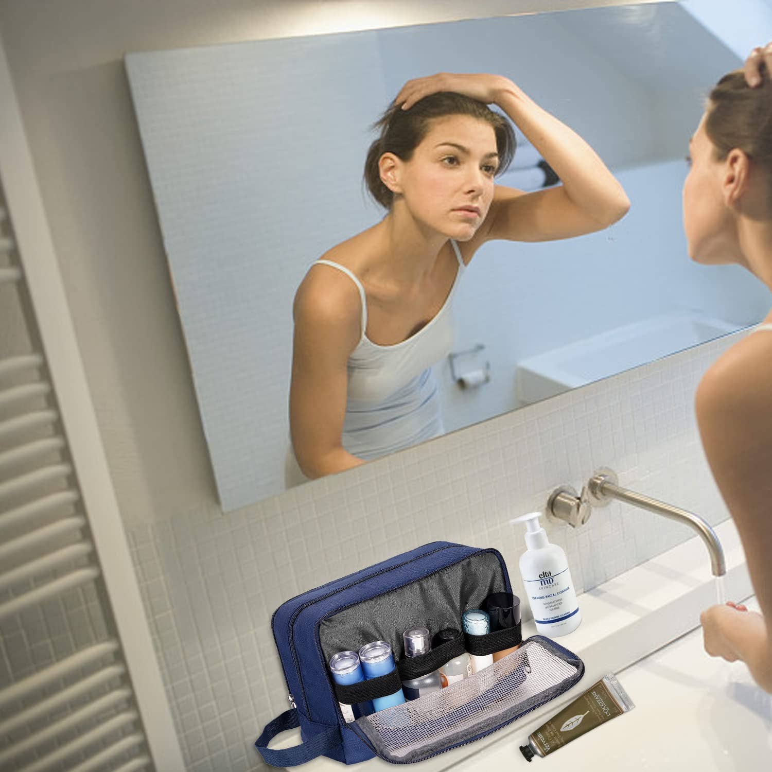 wandf - Wholesale Toiletry Bag - Unisex - Toiletry Bag Hanging Dopp Kit Water Resistant Shaving Bag58