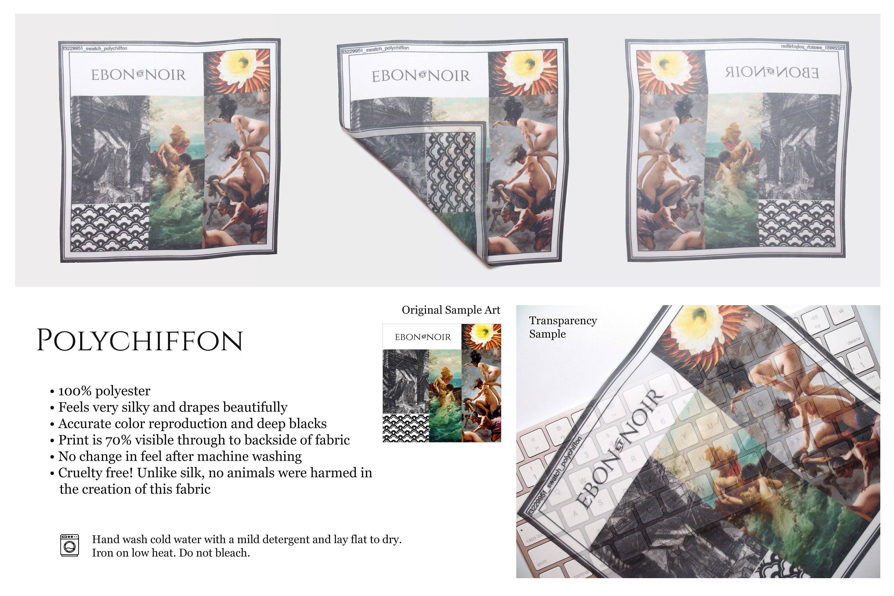 Ebon et Noir LLC - Wholesale Scarf - Women's - Satyr Dance, Luxurious Long Scarf/Boho Head Wrap, Made to Order, Handmade and Cruelty Free3