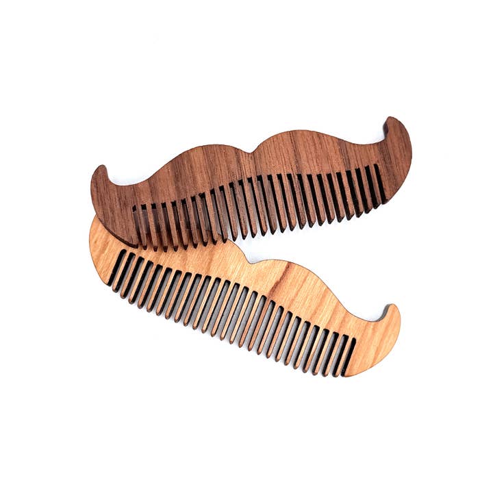 Made and Assembled - Wholesale Hair Brush/Comb - Mustache Combs5