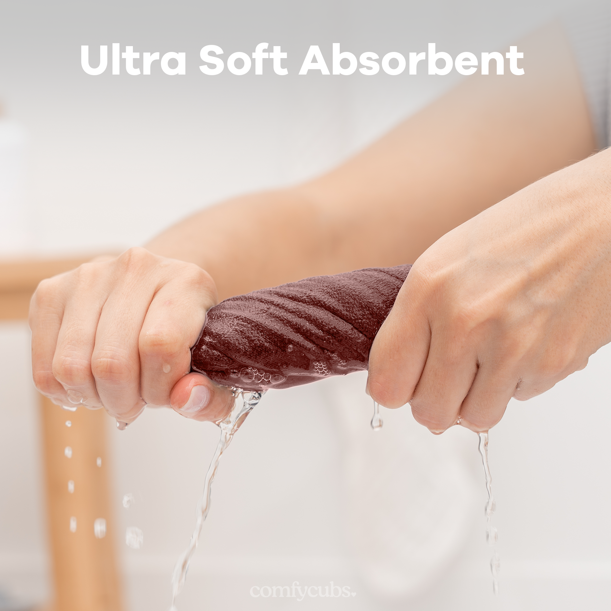 Comfy Cubs – wholesale Wash cloth – Child & baby – Muslin Baby Washcloths, Soft 10"x10" Cotton by Comfy Cubs91