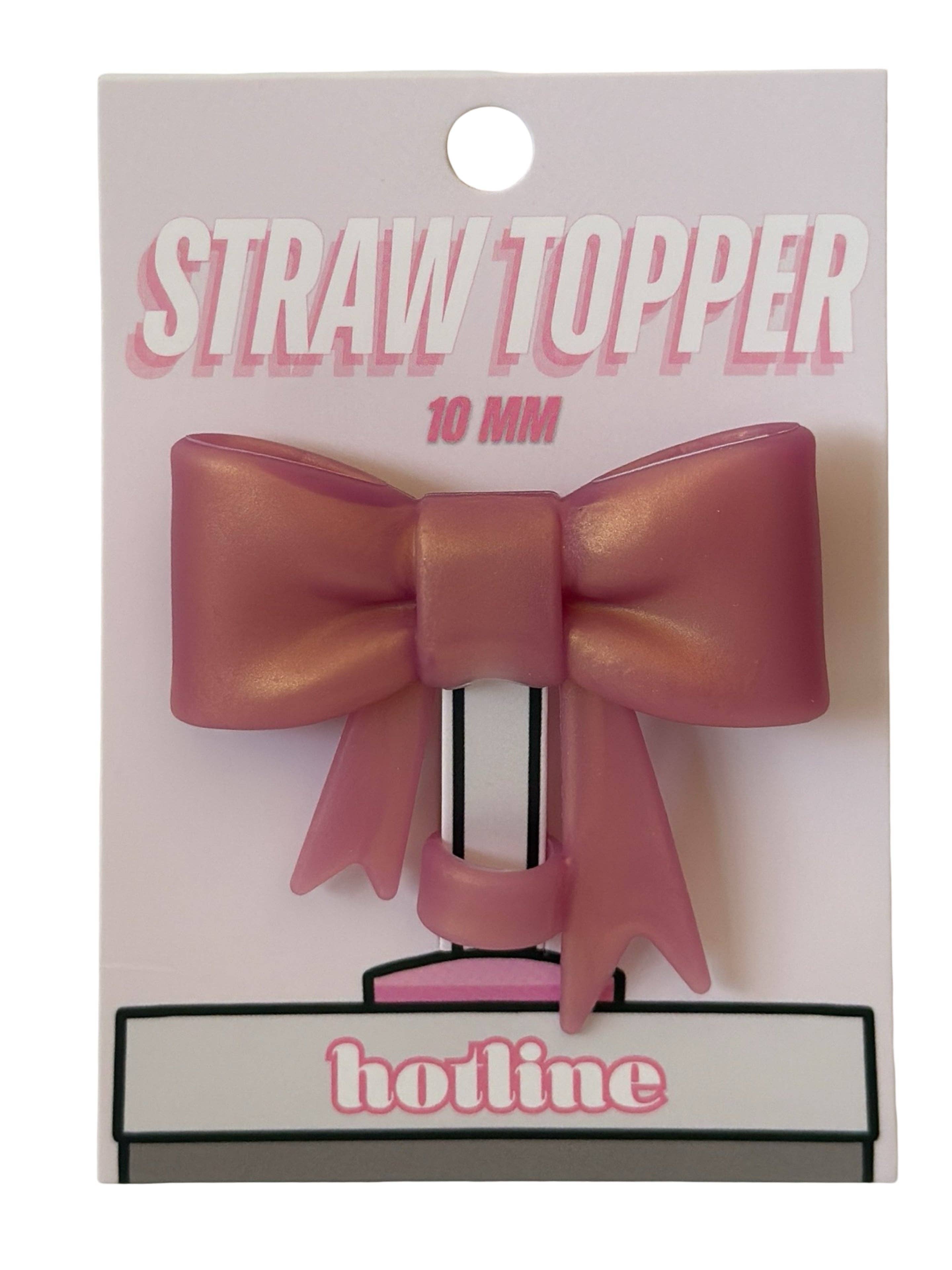 Shop Hotline - Wholesale Drink Topper - Large Bow Straw Toppers26