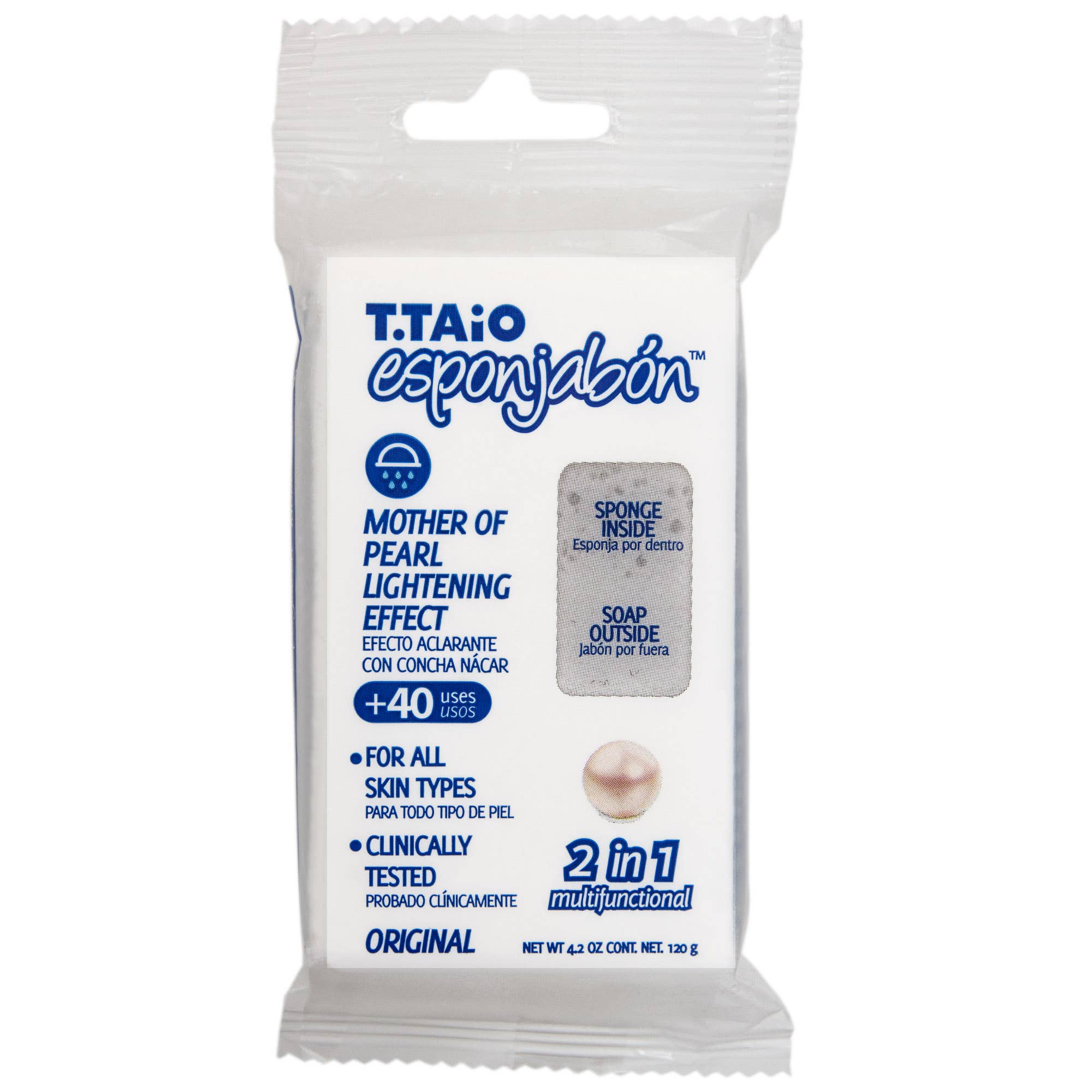 ESPONJABON - Wholesale Bath Pouf/Sponge - EsponJabon Mother of Pearl, Lightening Effect2