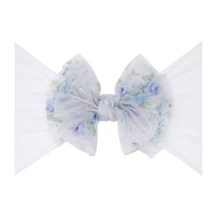 Baby Bling Bows – Laço para o cabelo – Bebé por atacado – Baby Bling® faixa de cabelo macia de náilon com laço de tule Tulle FAB®23