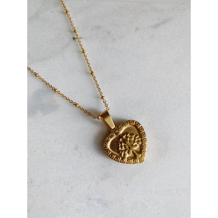 TREE OF LOVE DOTTED NECKLACE voor wholesale door ROCKY ROSA