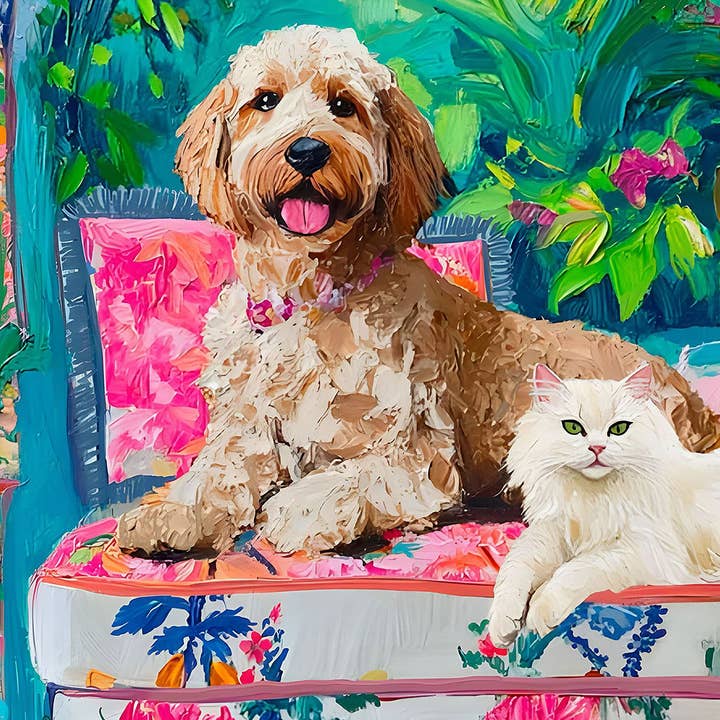 Floral Companions 500 Piece Jigsaw Puzzle for wholesale by Springbok Puzzle