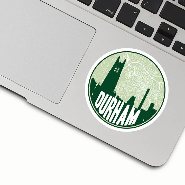 Paperfinch Design - Wholesale Sticker - Durham North Carolina map vinyl sticker | Multiple colors5