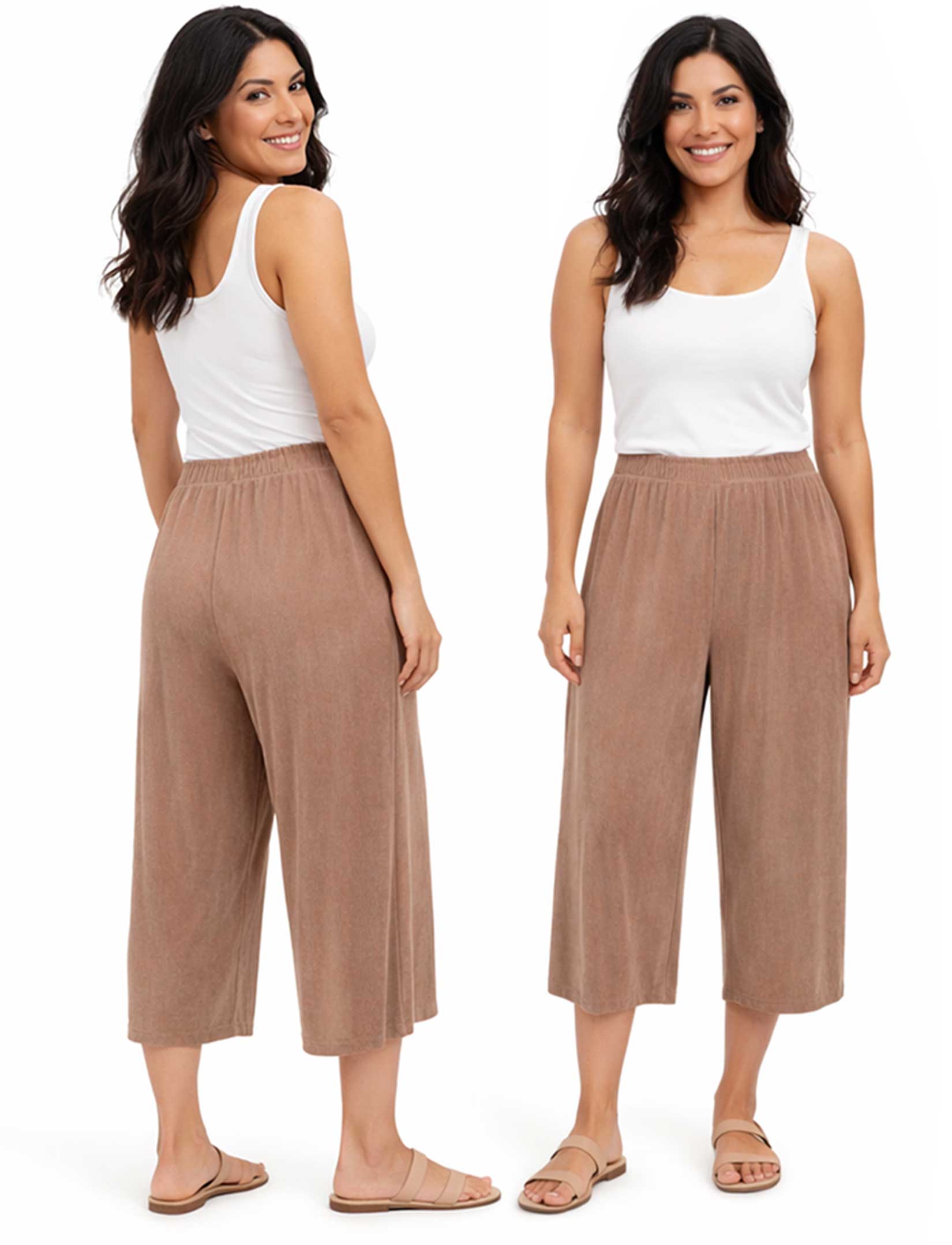 The Magic Scarf Company - Wholesale Pants - Women's - 1248 - Slinky TravelWear Capris15