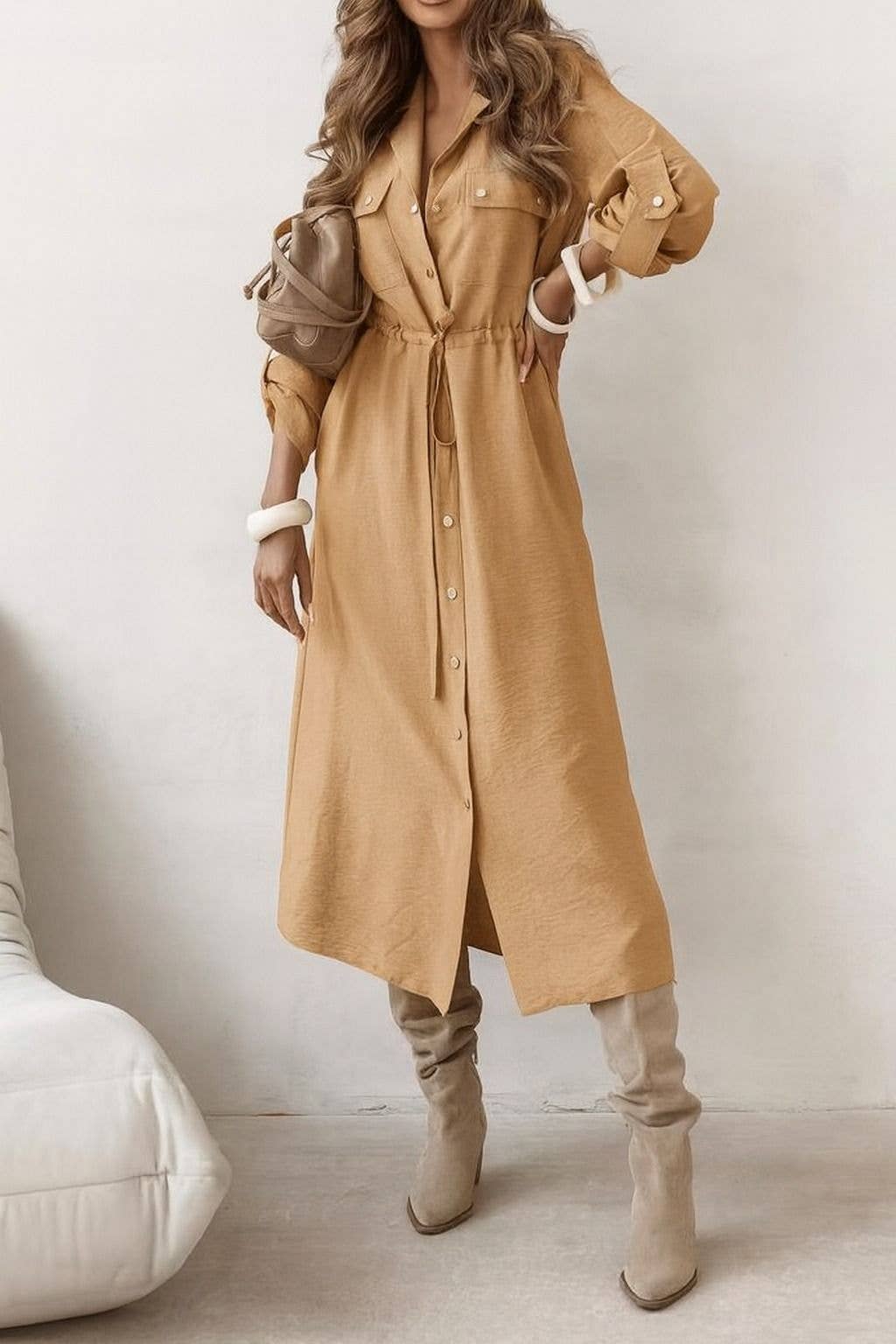 ESTEE BROWN - Venta al por mayor Vestido - Mujer - Vestido camisero largo - 26270