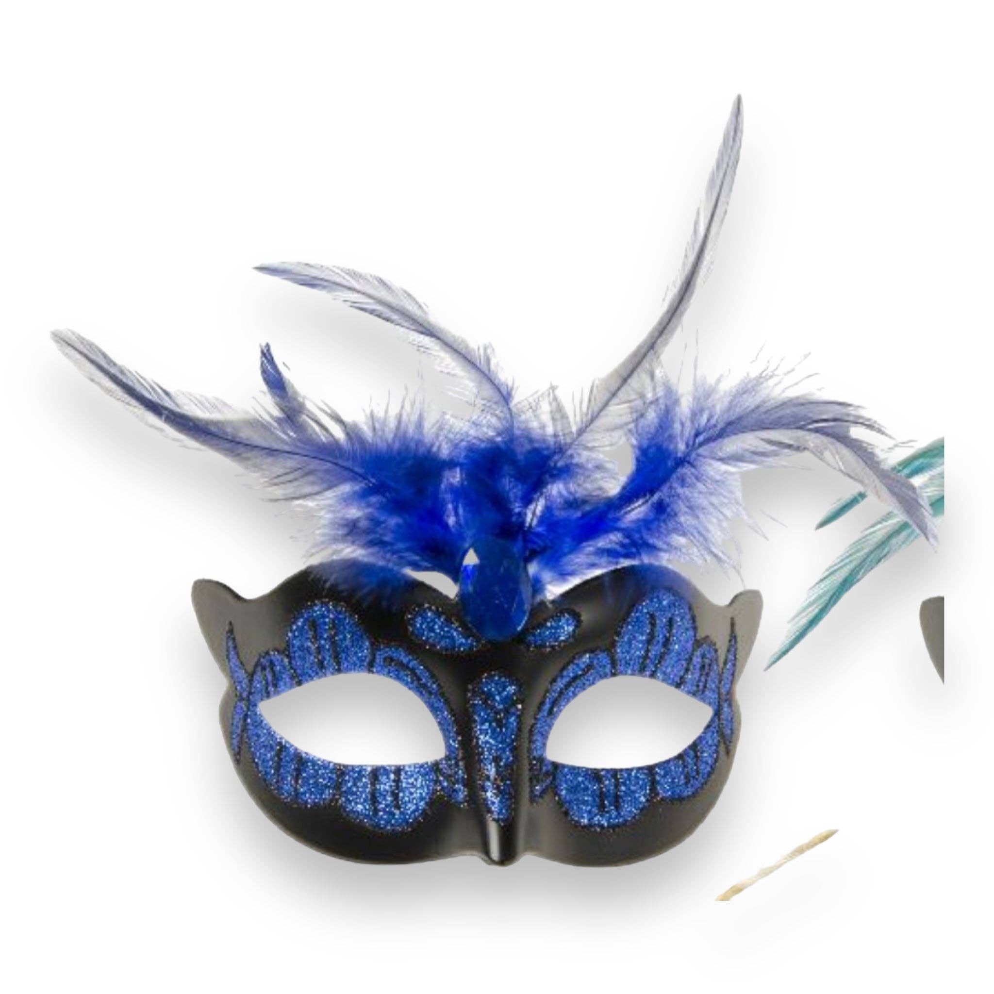 Kinky Pleasure - Vendita all'ingrosso Costume di carnevale - Unisex - Power Escorts - BR248 - Maschera d’amore veneziana di lusso con diamante - 6 colori0