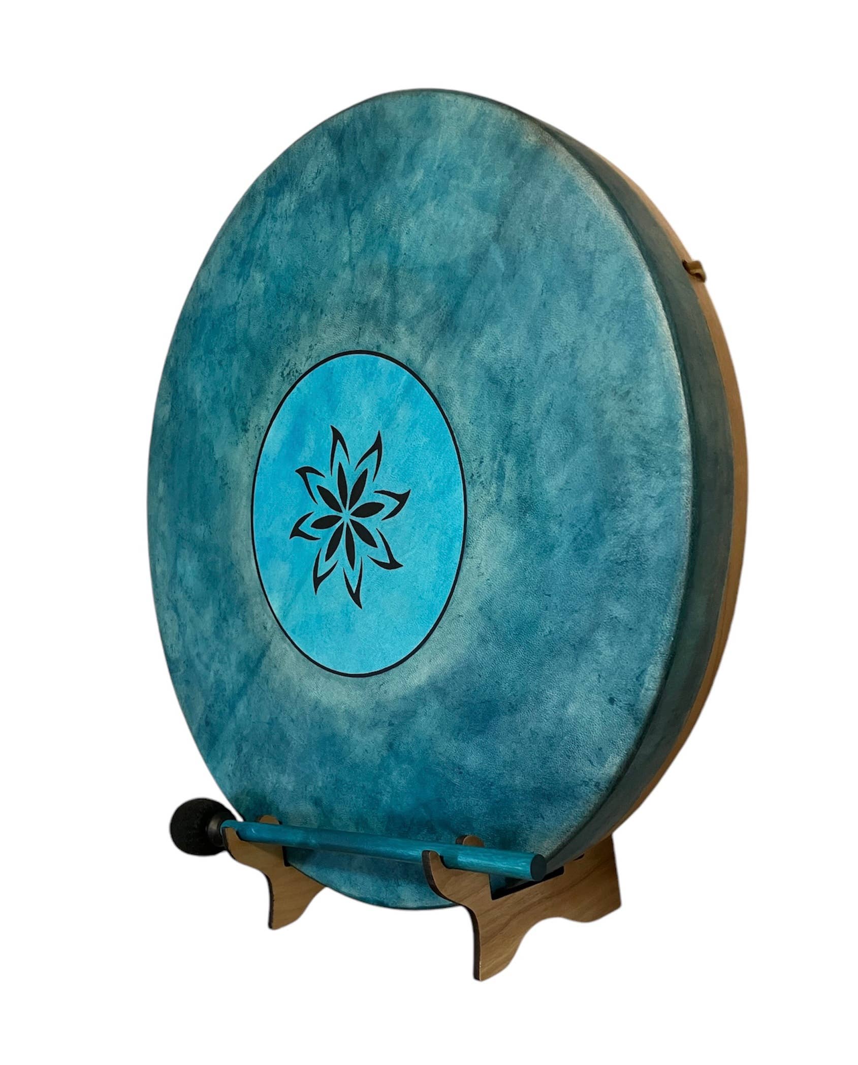 inRhythm - Wholesale Sculpture - Lotus Flower Drum w/ optional Display Stand and Carry Bag12