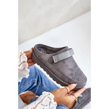 No Doubt Shoes – wholesale Träskor – dam – DAMTOFFLOR MED FUSKPÄLSFODER BEKVÄMA SLIP-IN MULE SLIDER TRÄSKOR16