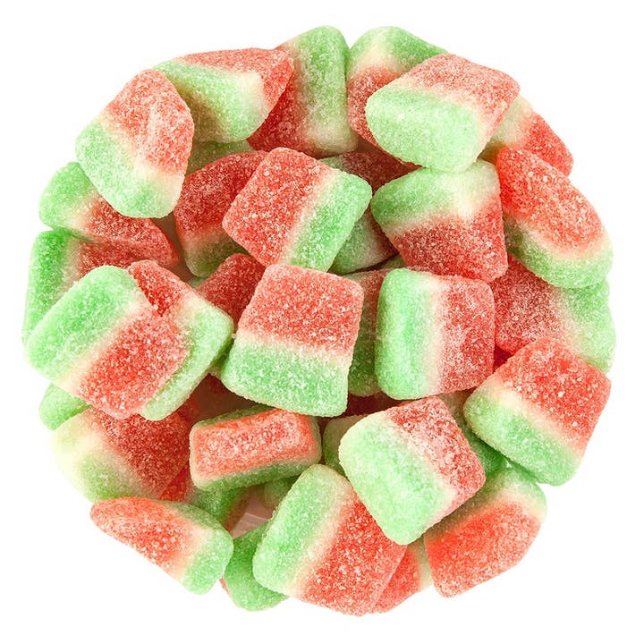 Bonbons gélifiés en forme de quartiers de pastèque Sour Jacks 5 lb pour la vente par Long Island Candy Factory