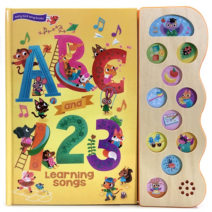 ABC and 123 Learning Songs Sound Book for wholesale by Cottage Door Press