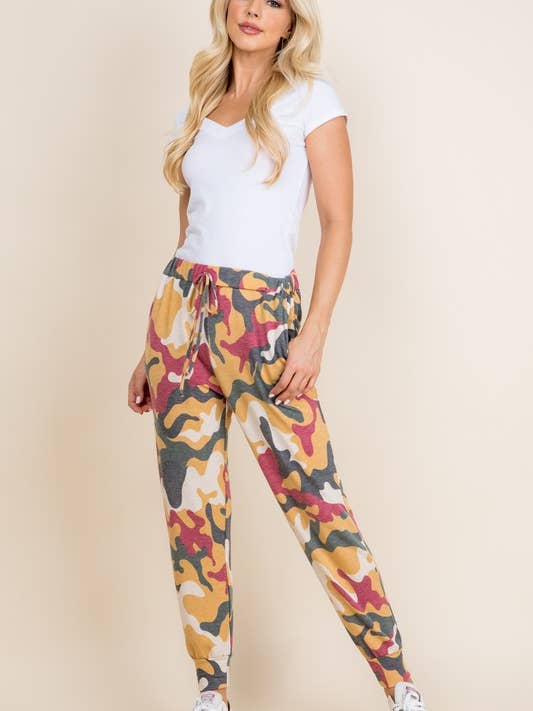 ETP-741 Calça Jogger Army com bolsos laterais por atacado de Emerald Collection