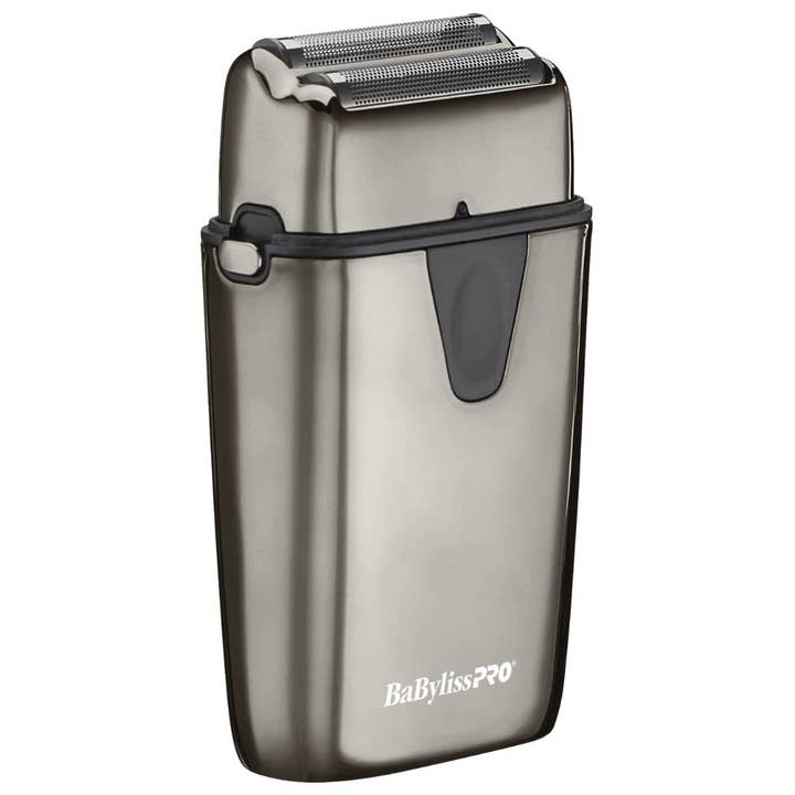 Afeitadora BabylissPro UVFoil de doble lámina plateada para venta al por mayor de KT Supply
