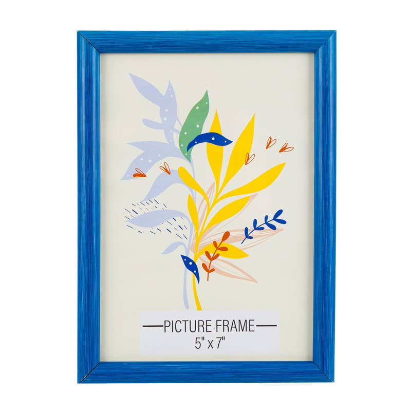 Deluxe Import Trading - Wholesale Picture Frame - Lambert Frame Picture Frame - 5x7'' - Blue0
