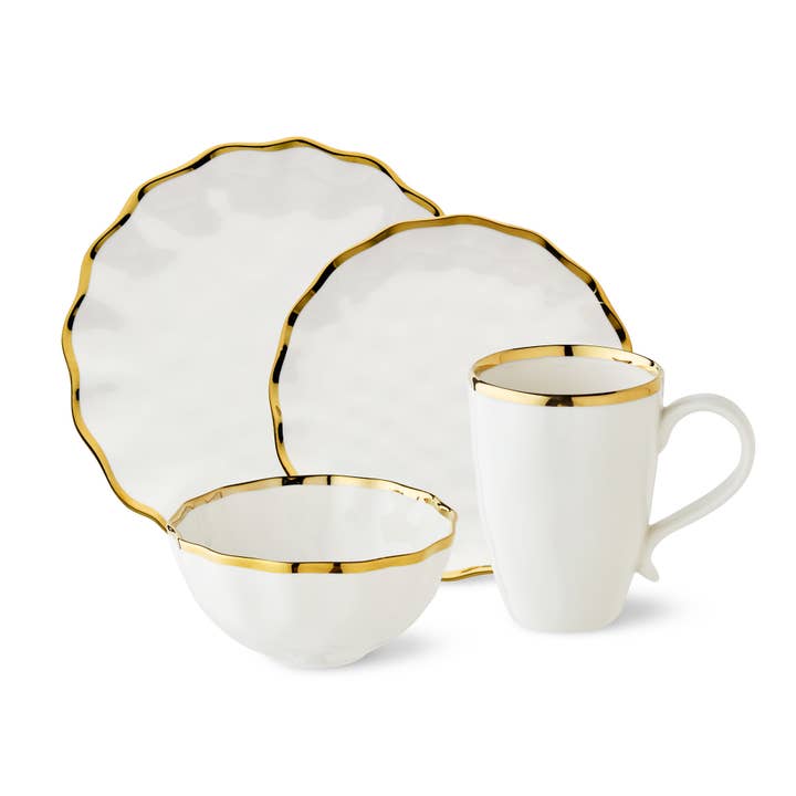 Certified International – wholesale Salad plate – Regency Gold Salad Plate 9in4