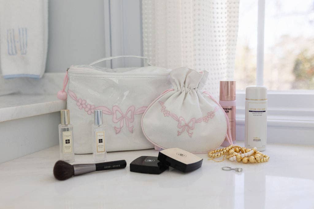 Lenora - Vendita all'ingrosso Portagioie/organizer per gioielli - POCHETTE PORTAGIOIELLI CON FIOCCO FLOREALE9