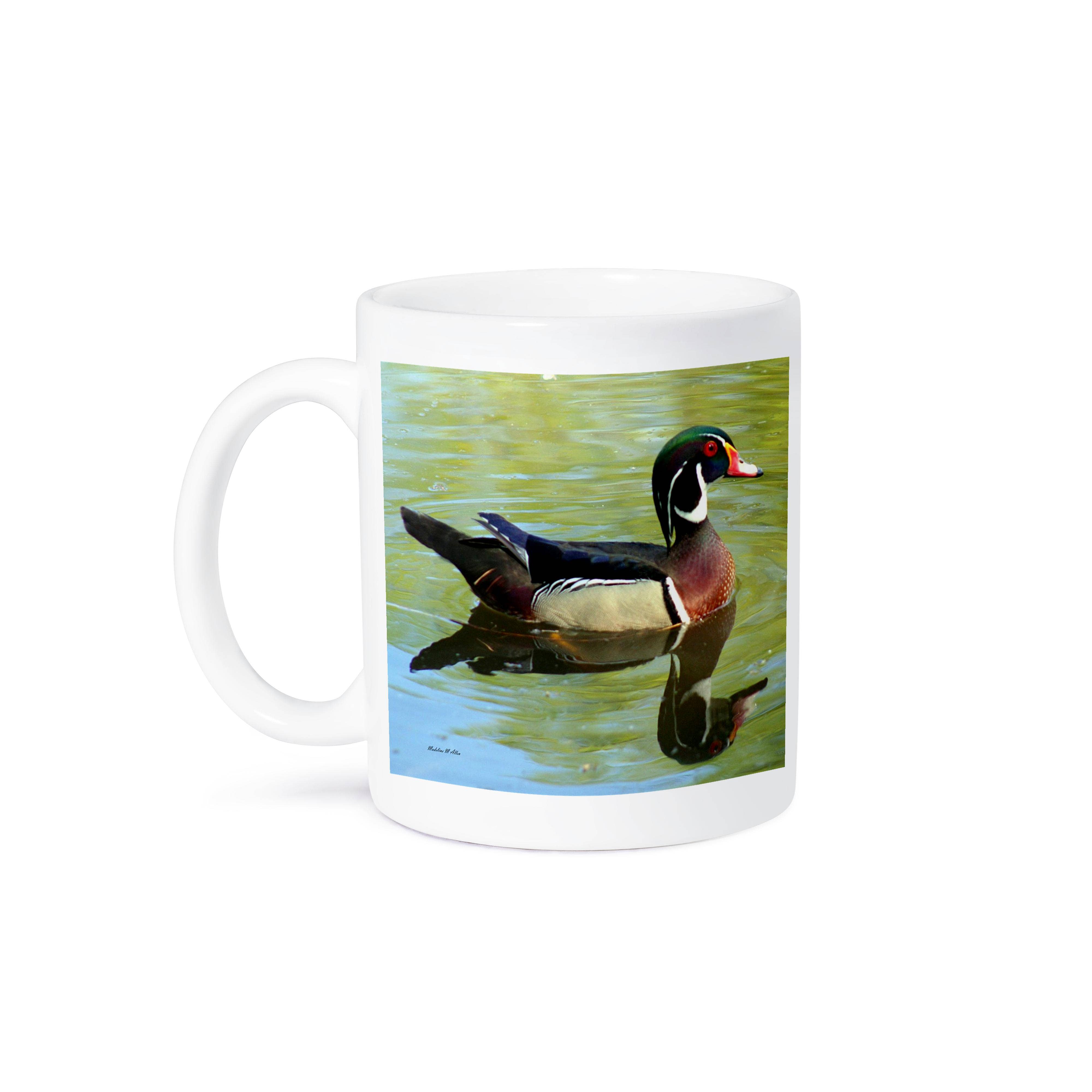 3dRose – Großhandel Kaffeebecher – 3dRose, Holzente Spiegelungen - Fotografie, Tasse7