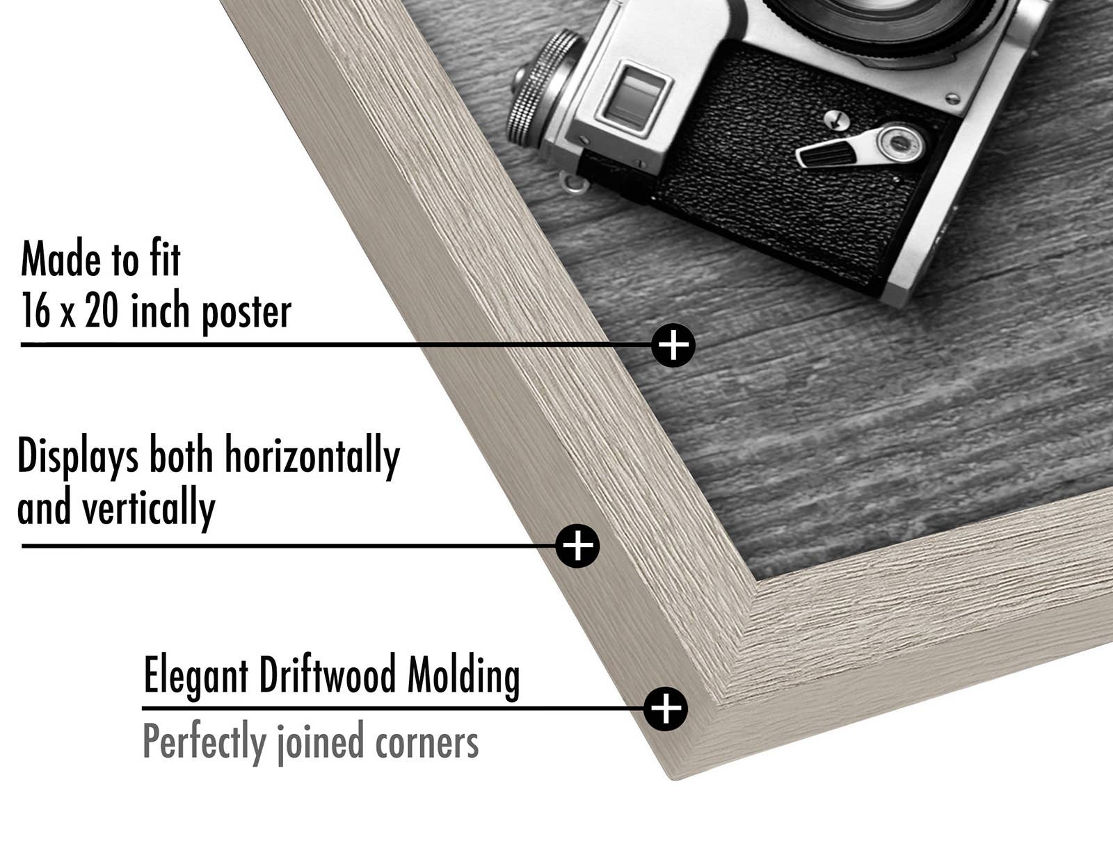 Americanflat - Wholesale Picture Frame - Americanflat Poster Frame with Wide Molding103