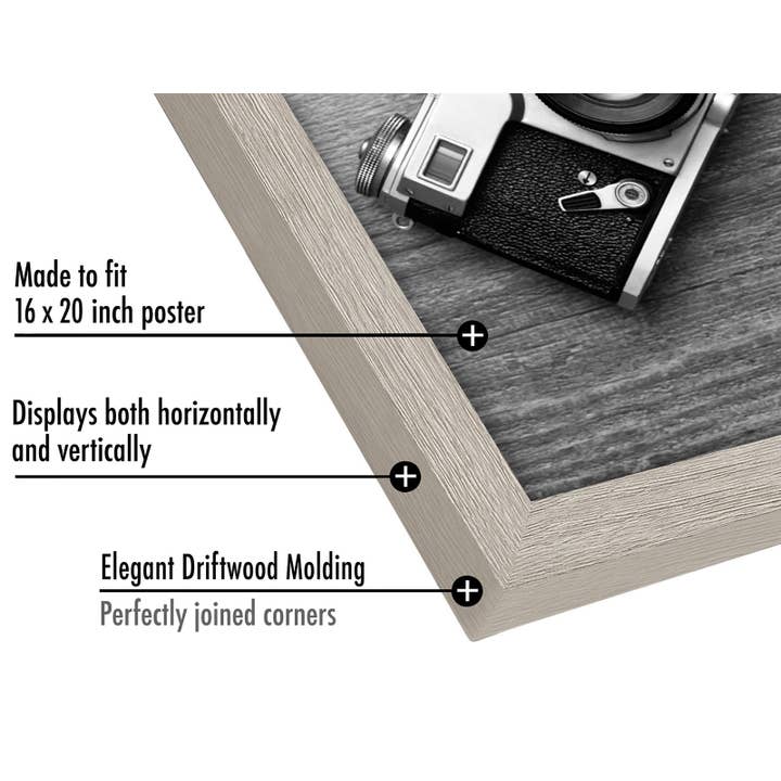 Americanflat - Wholesale Picture Frame - Americanflat Poster Frame with Wide Molding103