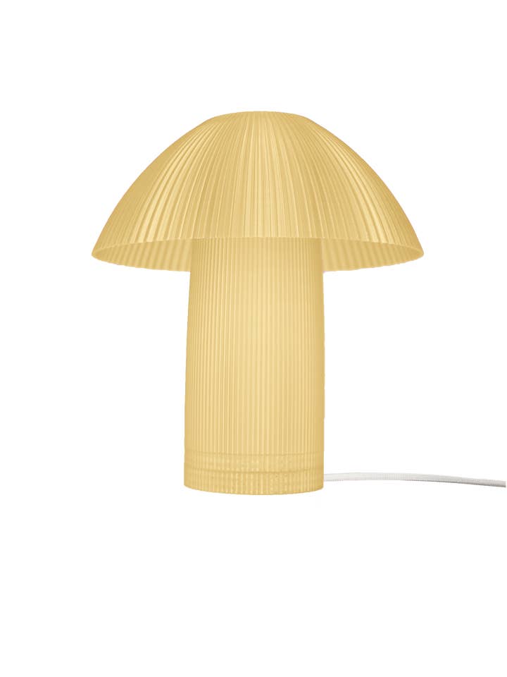 Shroom Table Lamp (yellow butter) for wholesale by Coast Fig