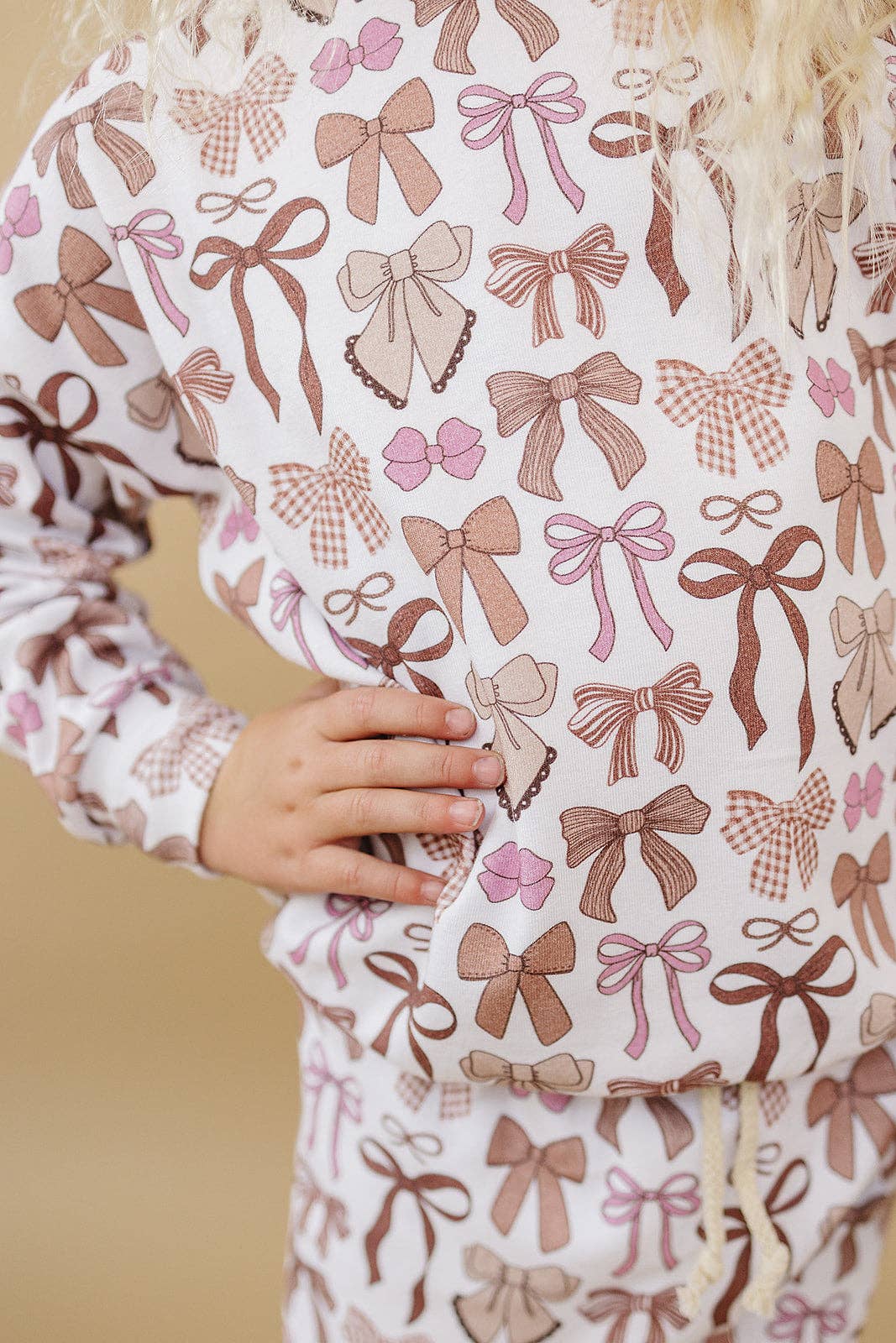 Lucky Panda Kids - Wholesale Top & Pant Set - Kids - Jogger Set | Mocha Bows1