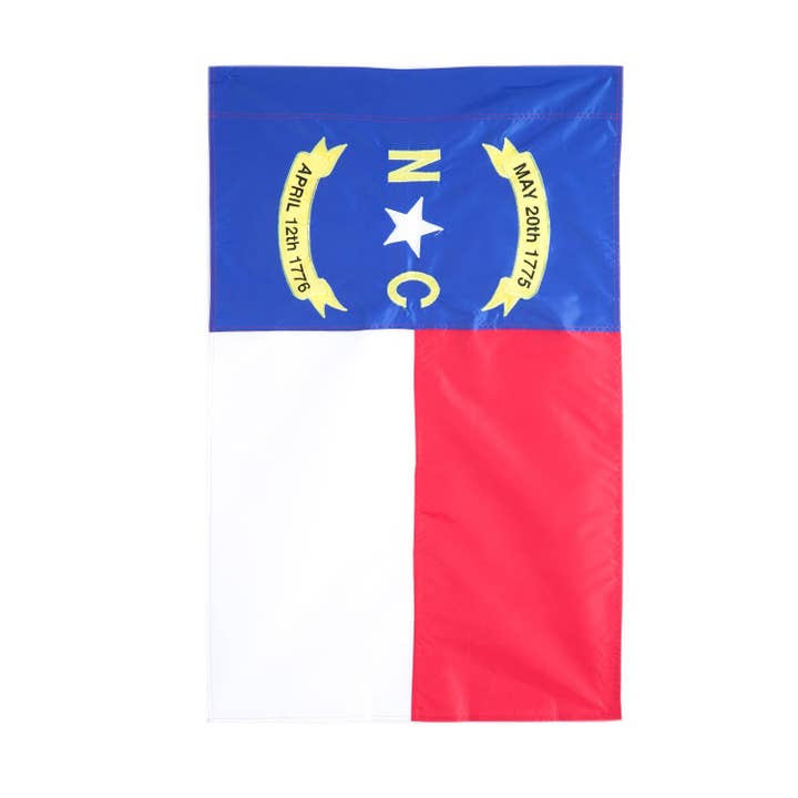 North Carolina State Flag House Applique Flag for wholesale by Evergreen Enterprises
