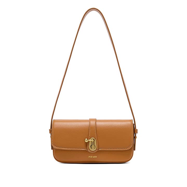 Athena - Recycled Vegan Slim Bag - Mustard for wholesale on Faire