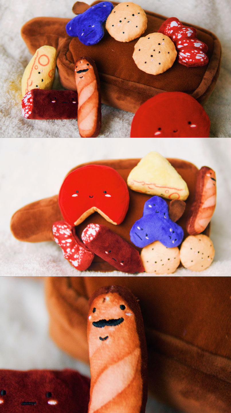 Woof & Co. - Wholesale Pet Plush Toy - Dog - Barkuterie Board Multipiece Pet Plush Toy Ecofriendly15