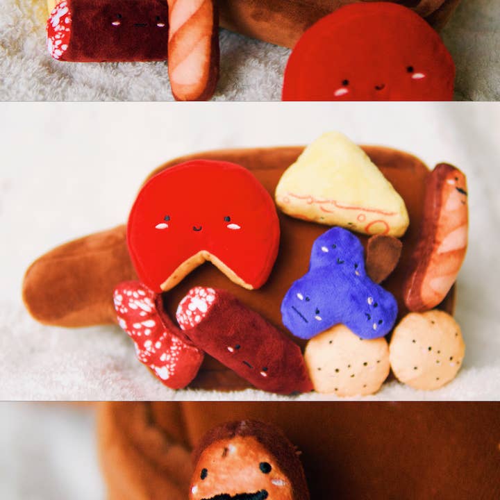 Woof & Co. - Wholesale Pet Plush Toy - Dog - Barkuterie Board Multipiece Pet Plush Toy Ecofriendly15