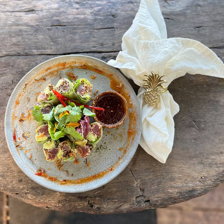 Bazar Bizar Living – wholesale Dinner & cloth napkin – The Linen Napkin - White - Set of 48