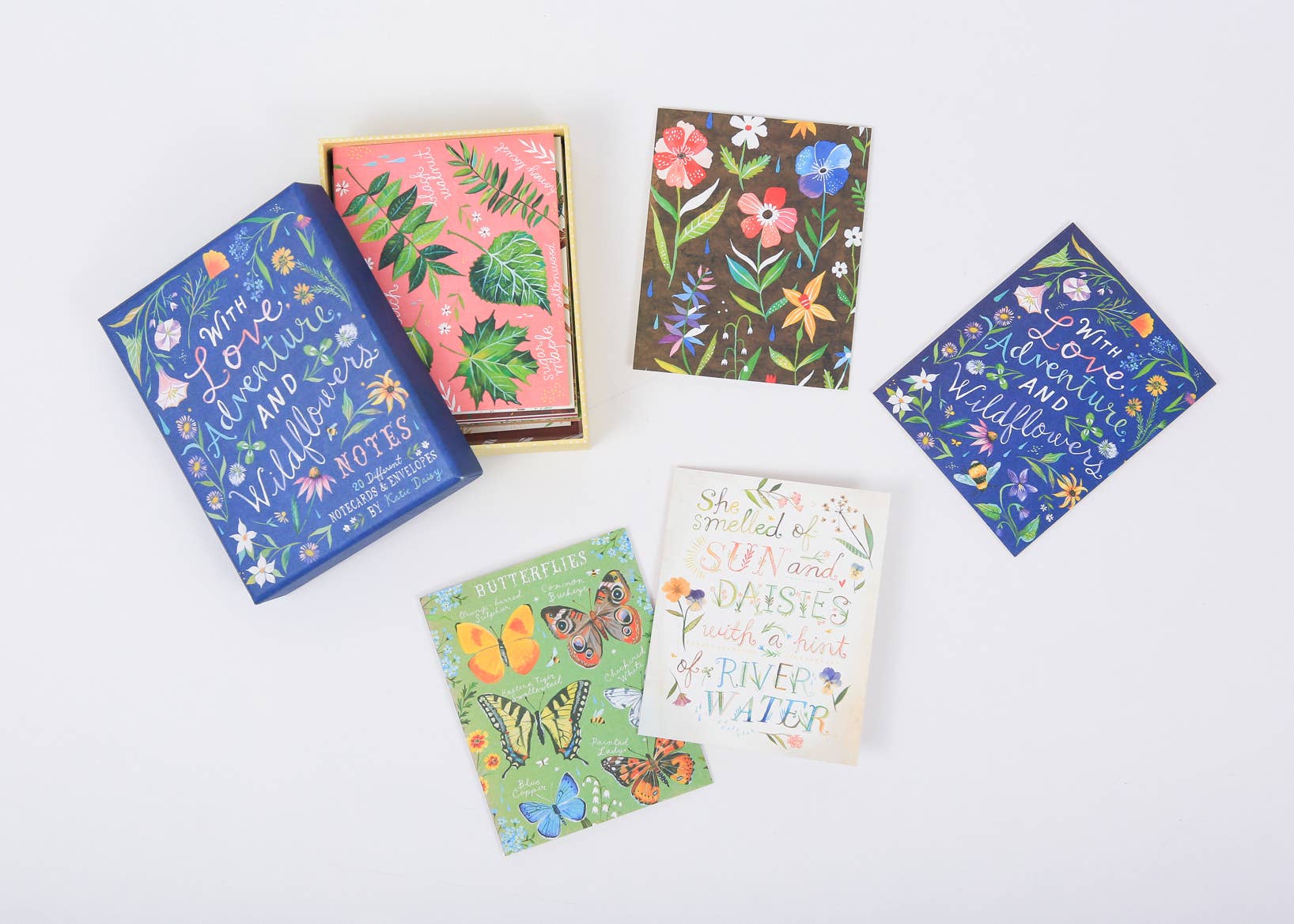 Chronicle Books - Wholesale Stationery/Notecard Set - With Love, Adventure, and Wildflowers Notes2