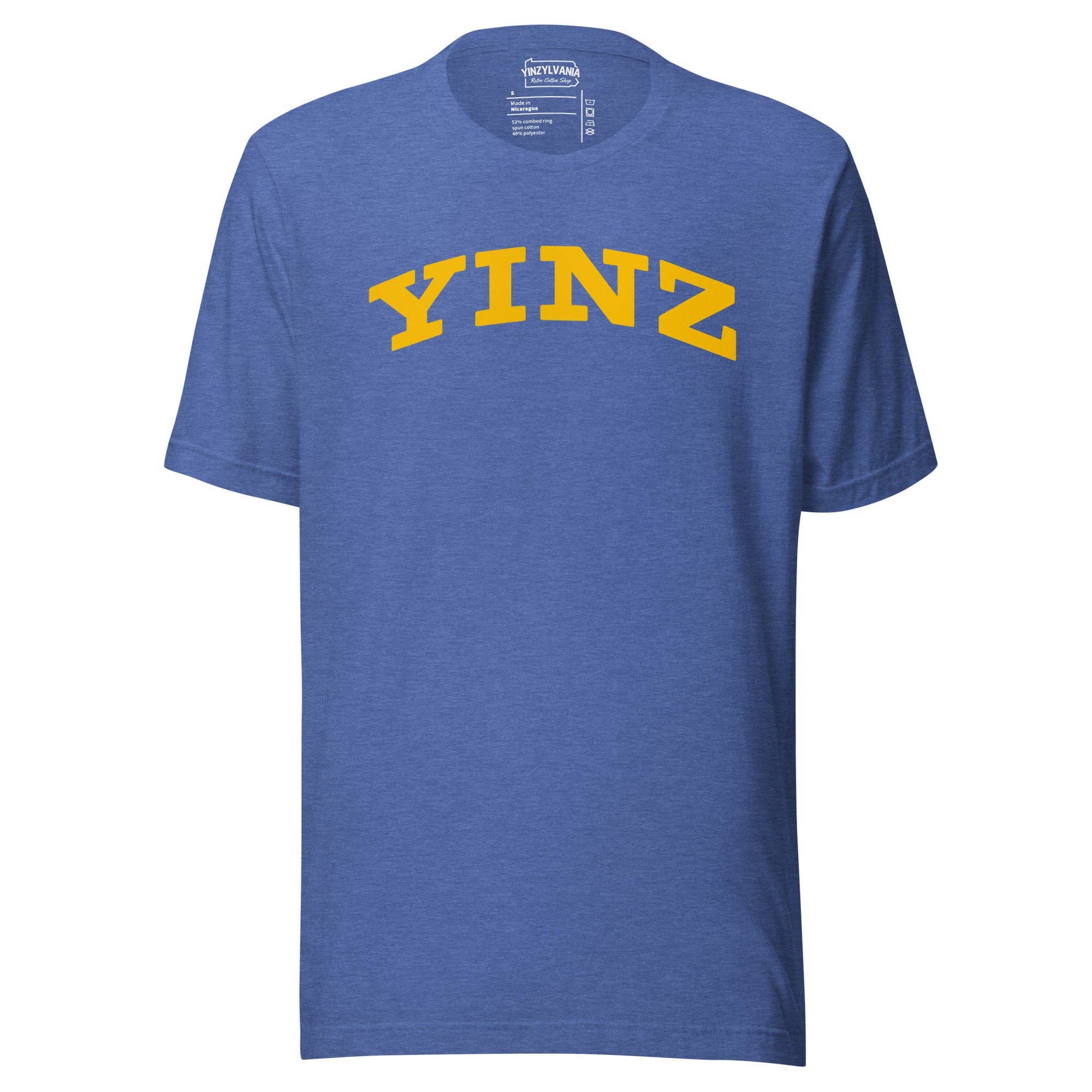 Yinzylvania - Wholesale Screen Printed T-Shirt - Unisex - YINZ - Collegiate12