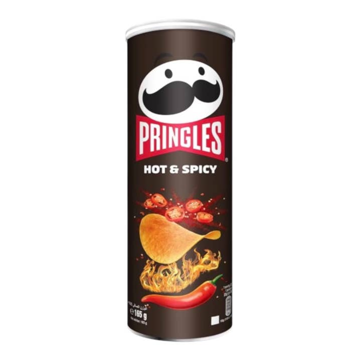Pringles Kartofelchips Hot & Spicy Smag 175g for engroshandel hos Made in eatalia