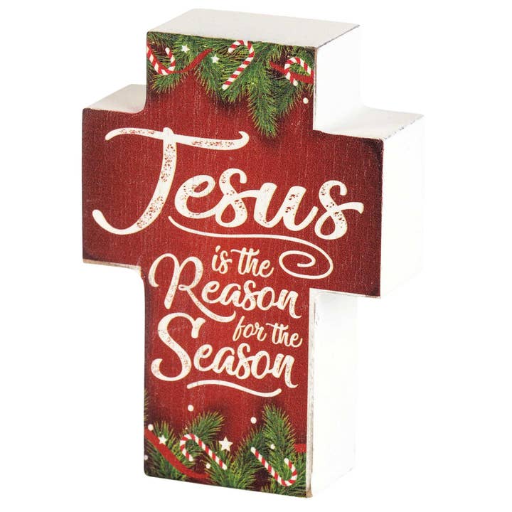 JESUS IS THE REASON TABLETOP CROSS for wholesale by Dicksons